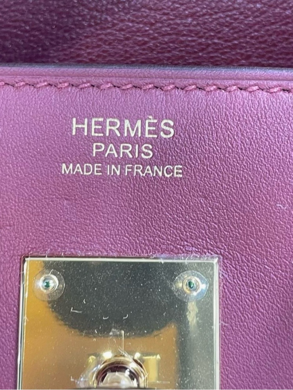 Hermes Burgundy Birkin 30 Y series 2020 rogue vif Jonathan leather gold hardware - Picture 15 of 16